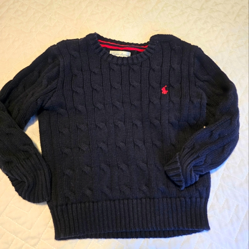 Navy blue Polo Sweater